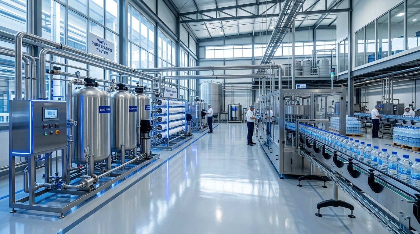 Chellam Aqua Solutions clean water plant reservoir